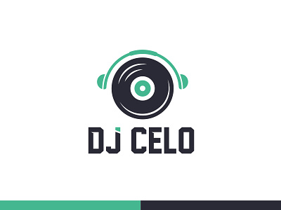 Masculine DJ logo