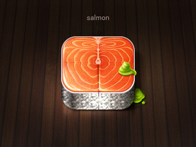Salmon Icon icon mustard salmon ui xiaoxian
