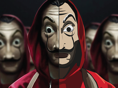 Money Heist bellaciao design illustration moneyheist vector