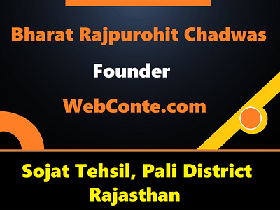 Rajpurohit People in Hyderabad - Bharat Rajpurohit Chadwas about us bharat rajpurohit chadwas chadwas founder hyderabad rajasthan rajpurohit website website design