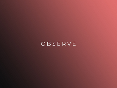 OBSERVE advertising classic colorful design elegance graphic design illustration typography