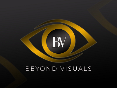 Beyond Visuals Logo adobe adobe photoshop branding colorful design elegance graphic design illustration logo typography vector