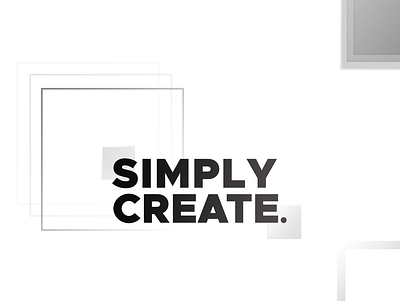 SIMPLY CREATE. adobe branding colorful creativity design elegance graphic design illustration photoshop typography ui