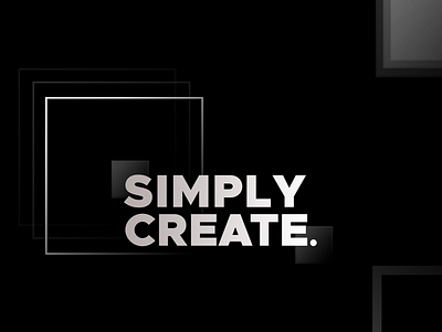 SIMPLY CREATE. adobe branding colorful creativity design elegance graphic design illustration photoshop typography ui