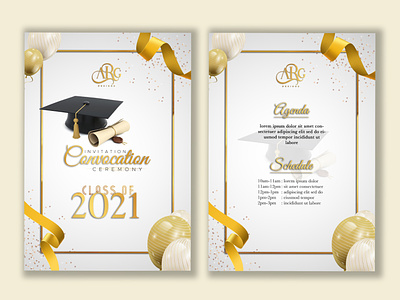 Convocation Ceremony Invitation Design 🎓
