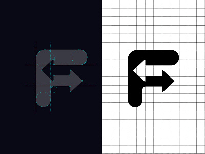 Forward Arrow + F Letter