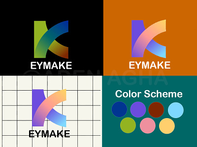 EYMAKE Brande 2d 3d animation app logo branding design graphic design icon logo logo logo design logo icon minimal logo design motion graphics ui web web design logo
