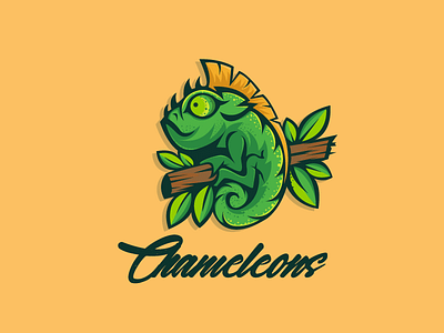 Chameleons Mascot Logo