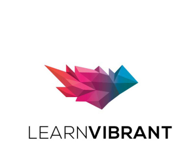 LEARNVIBRANT LOGO design graphic design logo