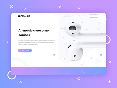 AirMusic Website Design