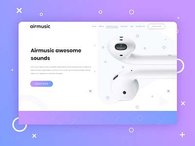 AirMusic Website Design 3d animation brandgraphic design branding design graphic design illustration logo logo design minimal motion graphics research ui responsive ui ui ux ux design vector visual design leadership web website