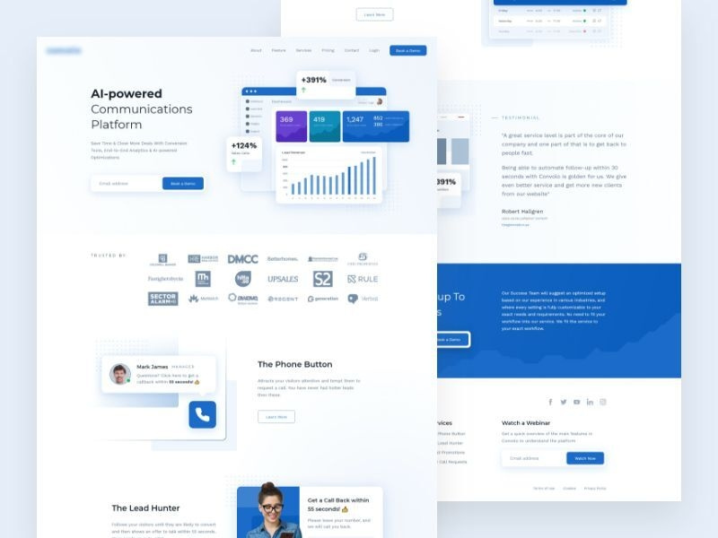 AI Power | Website Design by Aden Agha on Dribbble