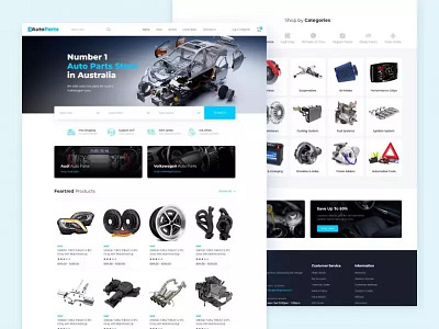 Auto Parts | Website Design 2d 3d animation app app logo branding design graphic design icon icon logo illustration logo logo design minimal motion graphics typography ui ux vector web