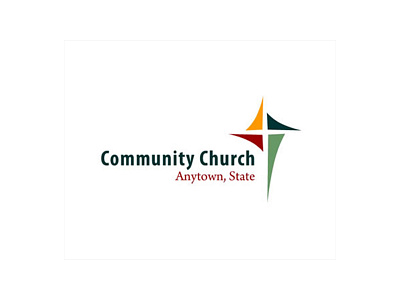 community church Logo Design 2d 3d animation app app logo branding design graphic design icon icon logo illustration logo logo design minimal motion graphics typography ui ux vector web