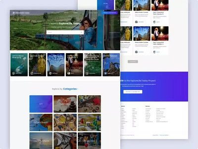 Tourist website Concept