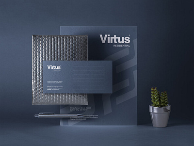 Virtus Residential | Branding 3d animation branding design graphic design illustration logo motion graphics ui vector