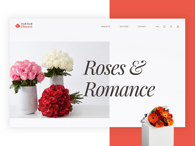 Fresh Flowers eCommerce Website Design