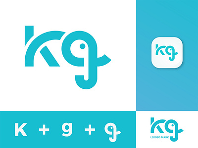 Letter K + G + Elephant Combination Mark