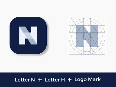 Letter H + N (Logo Mark)