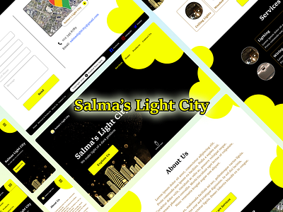 Lighting Website branding design mobile ui ux website