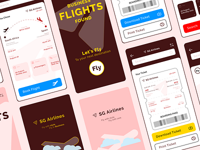 SG Airlines - Flight App