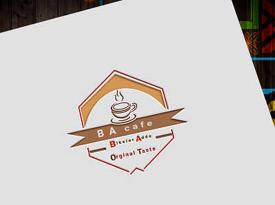 bikel er adda cafe business logo custom logo llogo logo design logo design branding minimalist logo