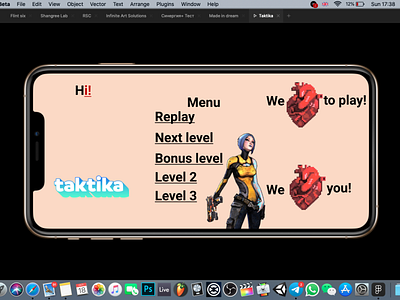 Taktika. In-game level screen art branding design graphic design icon illustration logo minimal typography web