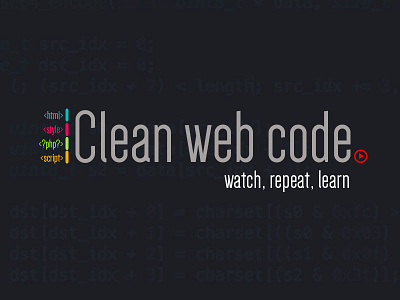 Clean web code