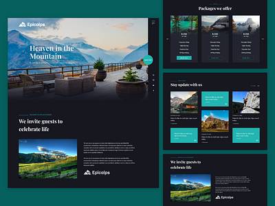Epic Alps design graphic design ui website