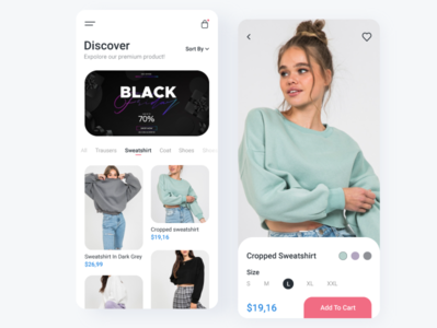 ui ecommerce by Ahmed Ali on Dribbble