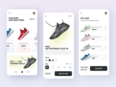 Shoes app app app mobile branding design ecommerce graphic design product design shoes ui user interface