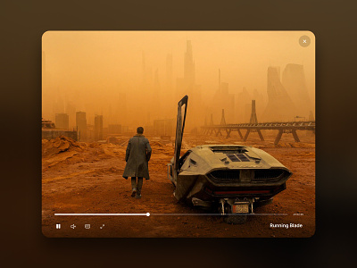 Minimal Movie Player app movie player ui user interface video
