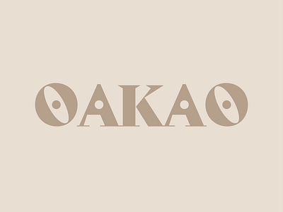 Day 7 of Daily Logo Challenge - fashion brand wordmark branding dailylogo dailylogochallenge design fashion brand logo logo oakao wordmark