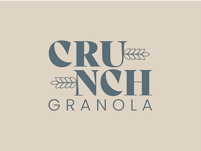 Day 21 of Daily Logo Challenge branding crop crunch dailylogo dailylogochallenge design grain granola granola log icon logo logotype yumm