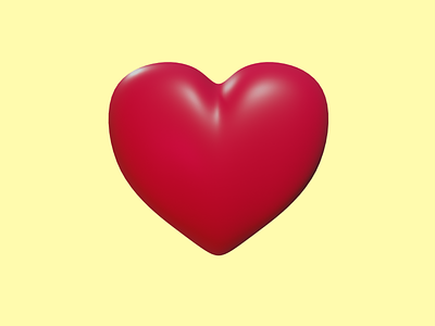 3D Heart 3d 3d heart blender design heart valentine