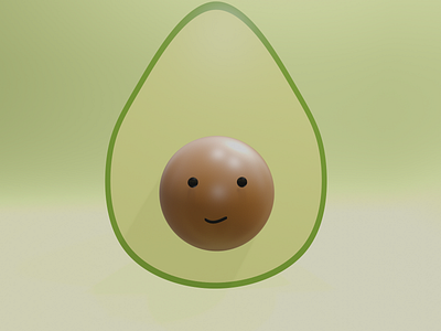 3D Avocado