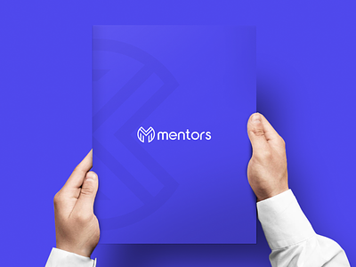 Mentors branding identity logo