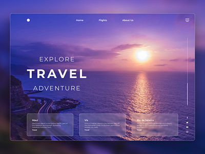 Travel Web designe - Case study design ui design uiux designe ui uiux ux webdesigne