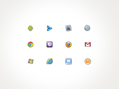 Browsers/Email clients icons browsers email icons ui