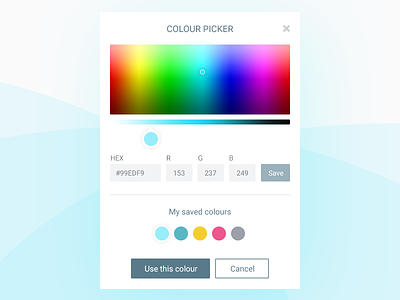 Daily ui #060 60 challenge color picker colour picker daily daily ui dailyui ui