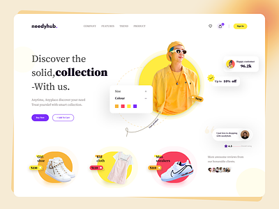 e-commerce Homepage Design 2021 trend branding clean ui creative design e commerce e shop ecommercewebsite fashion minimal product shoping store ui uiux ux website