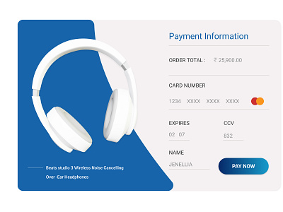 Credit Card Checkout dailui figma graphic design headphones ui uiux webdesign