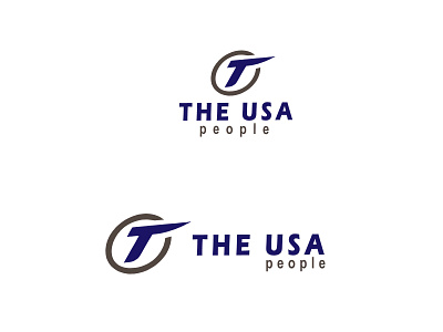 THE USA PEOPLE logo branding design illustration logo logo designer logodesign