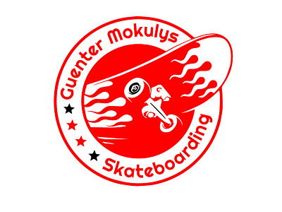 Skateboarding logo