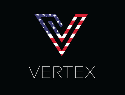 vertex logo design 3d branding graphic design logo motion graphics