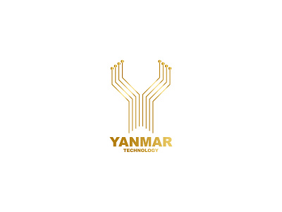 YANMAR TECHNOLOGY branding design flatdesign illustration logo logodesign logofolio minimalist logo monogram typography