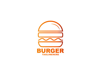 BURGER branding design flatdesign illustration logo logodesign logofolio minimalist logo monogram typography