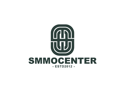 SMMO CENTER branding design flatdesign illustration logo logodesign logofolio minimal minimalist logo monogram