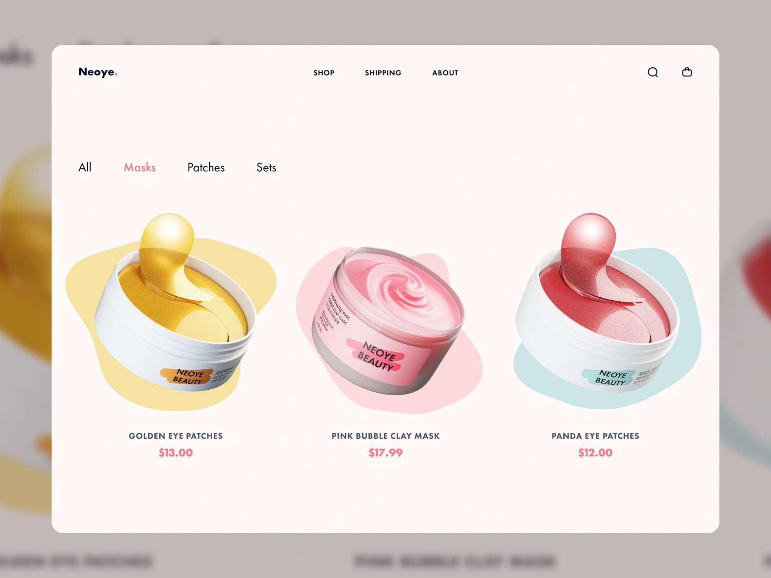 Skin care store catalog Redesign concept by Mihail Boyko on Dribbble