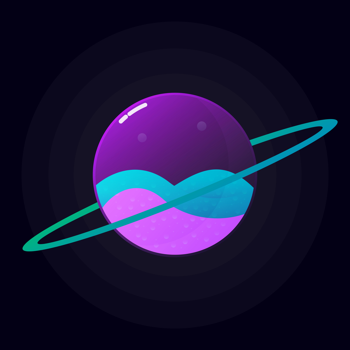 Tiny planet by Ba2_Design on Dribbble